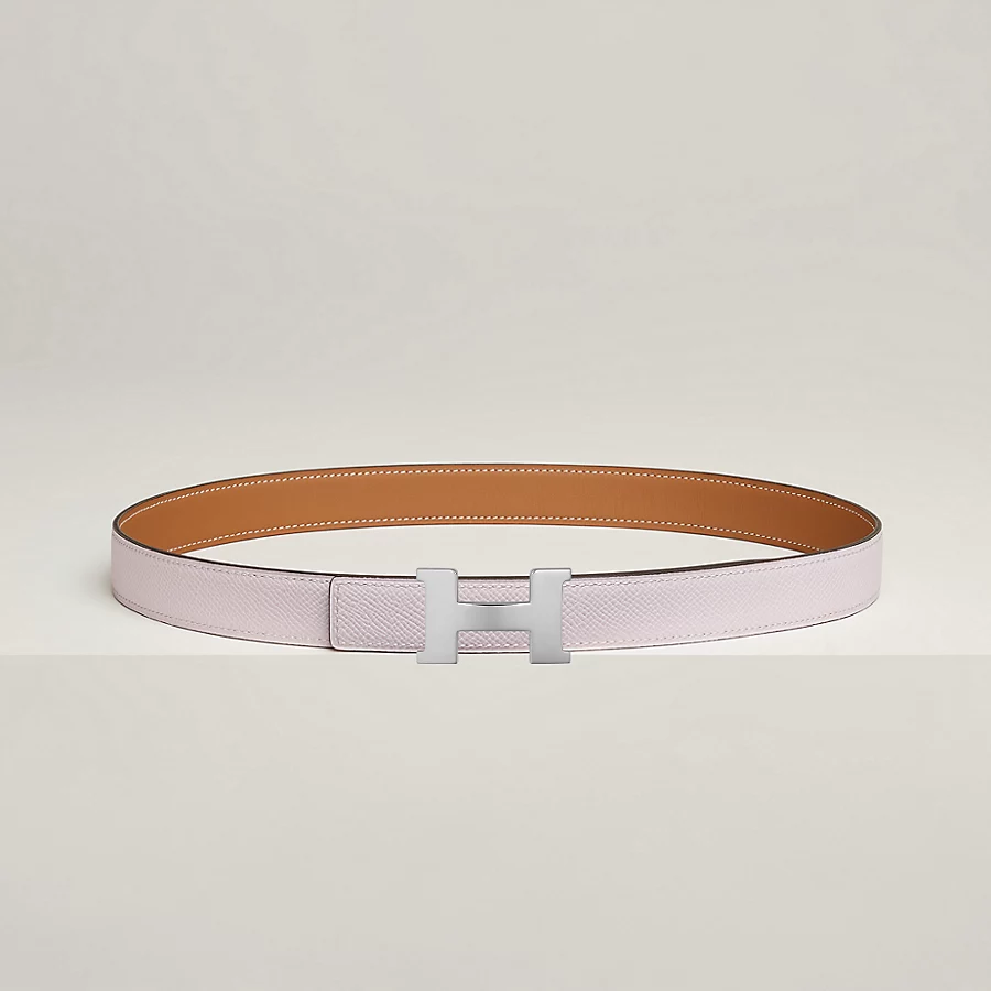 Mini Constance belt buckle & Reversible leather strap 24 mm - Image 2